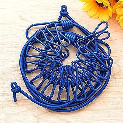 Evorlix™ Cloth Drying Rope with Hooks