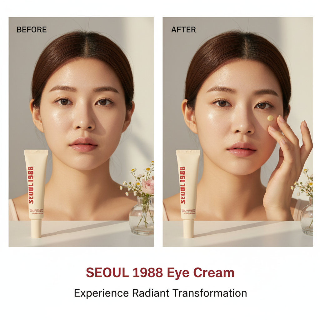 Seoul 1988 Eye Cream Application